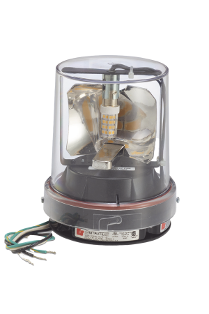 Luz de advertencia LED giratoria de 360 grados Vitalite® en color Claro de 24 VCD