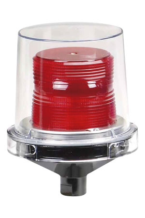 Luz LED electraray, para ubicaciónes peligrosas, UL y cUL , 120-240 Vca, rojo, parpadeo predeterminado