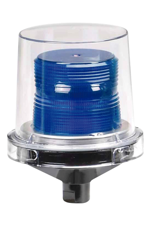 Luz LED electraray, para ubicaciones peligrosas, UL y cUL , 12-24 Vcc, azul, parpadeo predeterminado