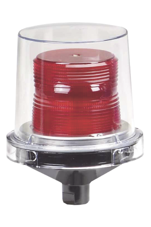 Luz LED electraray, para ubicaciones peligrosas, UL y cUL , 12-24 Vcc, rojo, parpadeo predeterminado