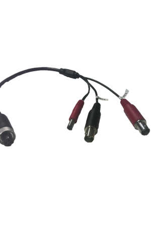 Cable Adaptador Tipo Aviación a BNC para Cámaras en DVR Móvil HIKVISION / 30 cm de Largo