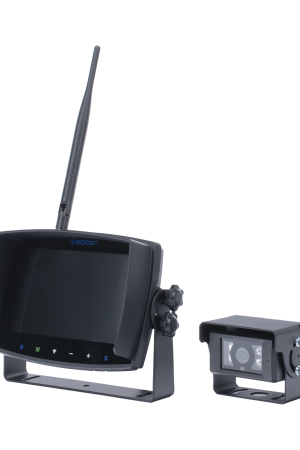 Sistema inalámbrico de reversa con cámara infrarroja y monitor de 7" táctil