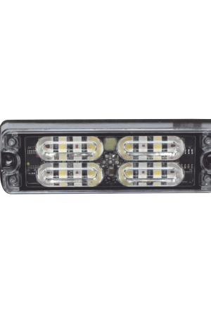 Luz Perimetral, 12 LED Ultra Brillantes, Color Rojo / Claro