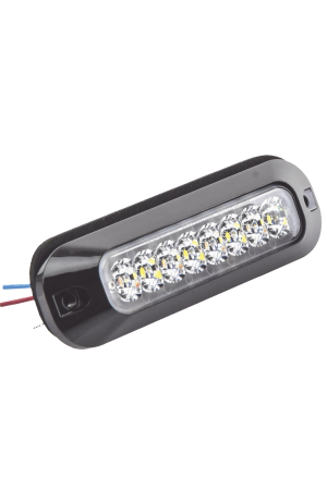 Luz Auxiliar Serie X3744, 8 LEDs Ultra Brillantes, color rojo claro.