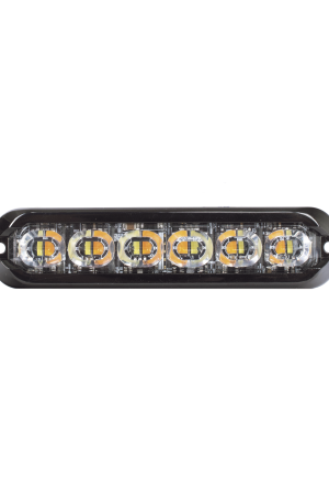 Luz perimetral , 12 LED Ultra Brillantes, Dual Color Ambar / Claro