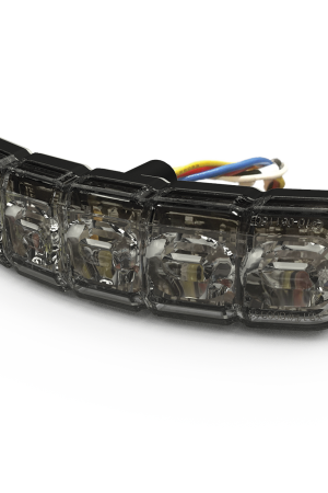Luz perimetral , 12 LEDs Ultra Brillantes, Dual Color Rojo / Claro