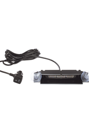 Luz Direccional de Visera, Dual color, Ámbar/Claro con enchufe para automóvil