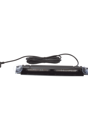 Luz Direccional de Visera, 12-24 Vcc con enchufe vehicular, doble cabezal, dual color, ámbar/blanco