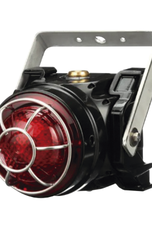 Luz LED de la serie global, para ubicaciónes peligrosas, UL y cUL CID2, 120-240 Vca, montaje en U Ex d, rojo