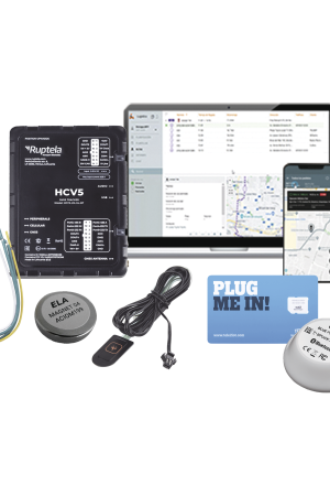 Kit de Localizador 4G LTE / Incluye MICROSIM30M2M +  datos por 1 mes + 1 EPCOMGPSMENSUAL + 12RELAY + Botón SOS + BLUEPUCKRHT