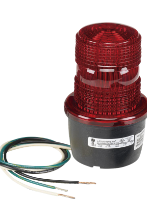 Luz de advertencia LED serie Streamline, 120 Vca, montaje tipo t, rojo