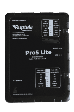 Rastreador 4G LTE CAT1/ Audio 2 vias / Sensores Bluetooth / Vehiculos ligeros / Vehiculos pesados / Lectura CAN, OBD y LCV / RFID