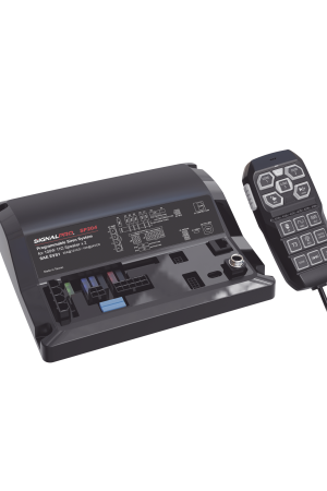 Sirena Vehicular de 200W de Potencia, Con Controlador Unimando Para Control de Tonos, 12 Salidas Auxiliares y Micrófono