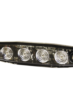Luz Auxiliar de 4 LED, ámbar, SAE Clase I, Lente transparente
