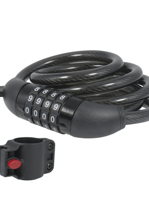 Candado de Cable de Combinación/ Longitud 120 cm / Nivel de seguridad 3/ Discos Programables.