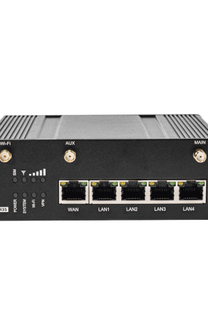 ROUTER PROFESIONAL 4G CON 4 PUERTOS LAN Y 1 PUERTO WAN, DUAL SIM, WI-FI, RS232 - RS485