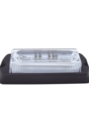 Luz Auxiliar Ultra Brillante X13 de 4 LEDs, Color Claro, con mica transparente