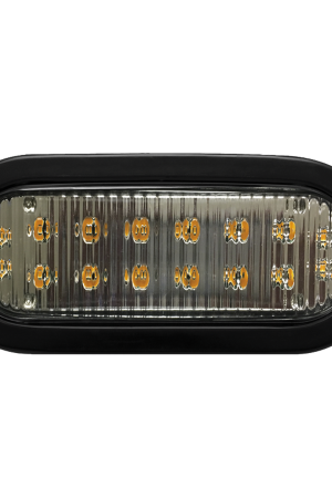 Luz direccional LED ovalada Bicolor ambar claro con montaje de ojal  de 7.5 pulgadas