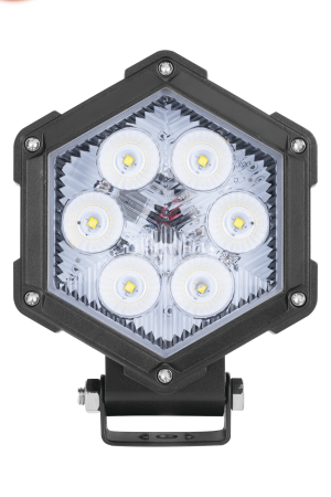 Luz de Trabajo Ultra brillante, 6 Led, 2200 Lumenes, 30 watts, 12-24 Vcc