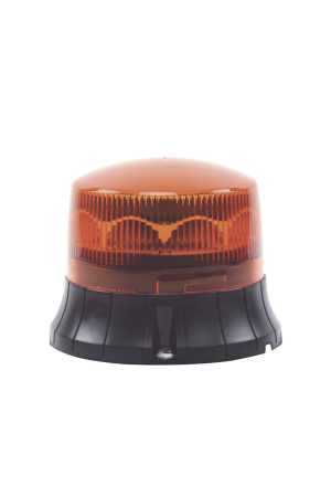 Burbuja LED giratoria de color ámbar, 9 LEDs, montaje permanente