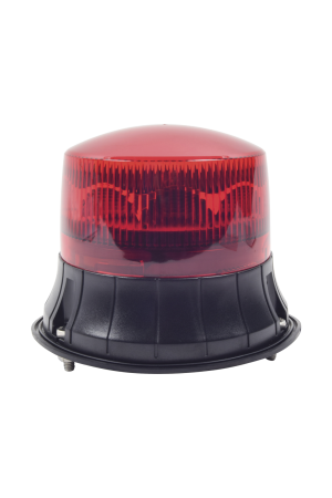 Burbuja LED giratoria color rojo, 9 LEDs, montaje permanente