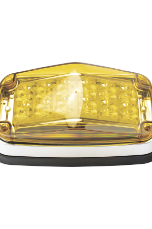 Luz de advertencia 8 X 4", Color Ámbar, IP67, SAE,  Ideal para Ambulancias
